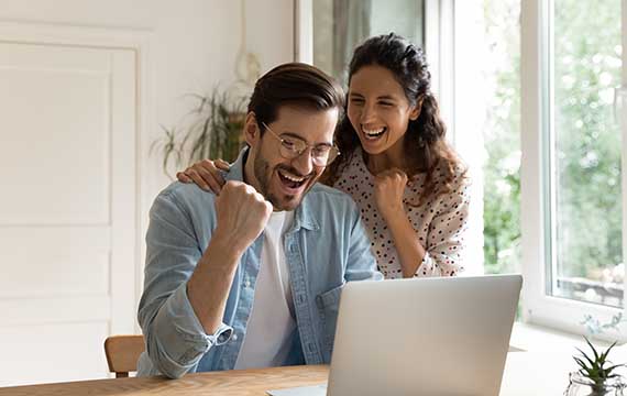 Couple online open enrollment